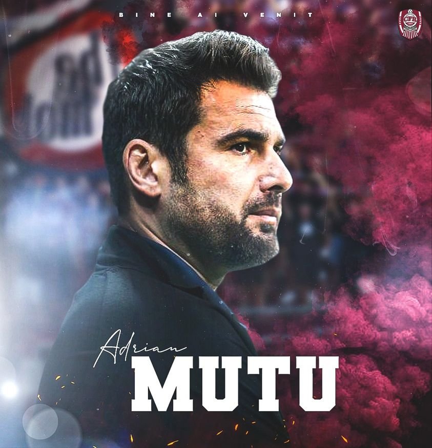 Adrian Mutu este oficial noul antrenor al lui CFR Cluj. Ce salariu-record va avea. Anunțul clubului